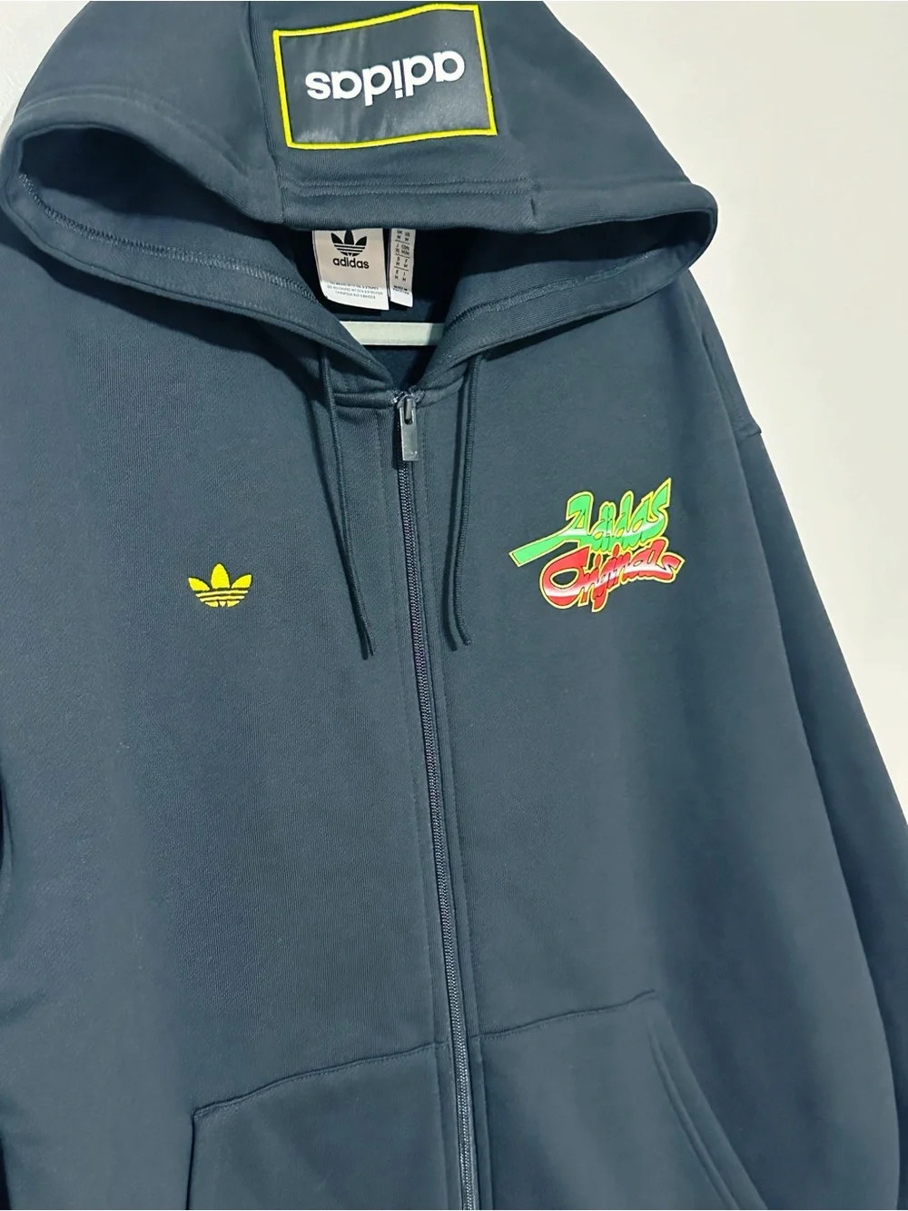 Adidas Originals Champions Graphic Hoodie Leopard Graphic Men's Size Medium